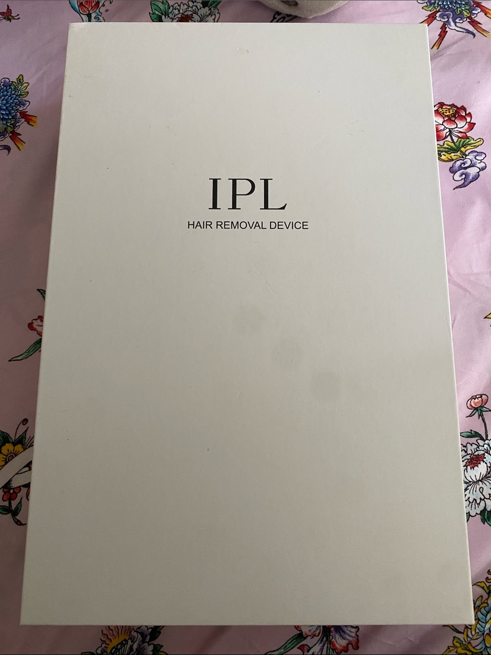 IPL Lazed Hair Removal Device - White with black protective glasses